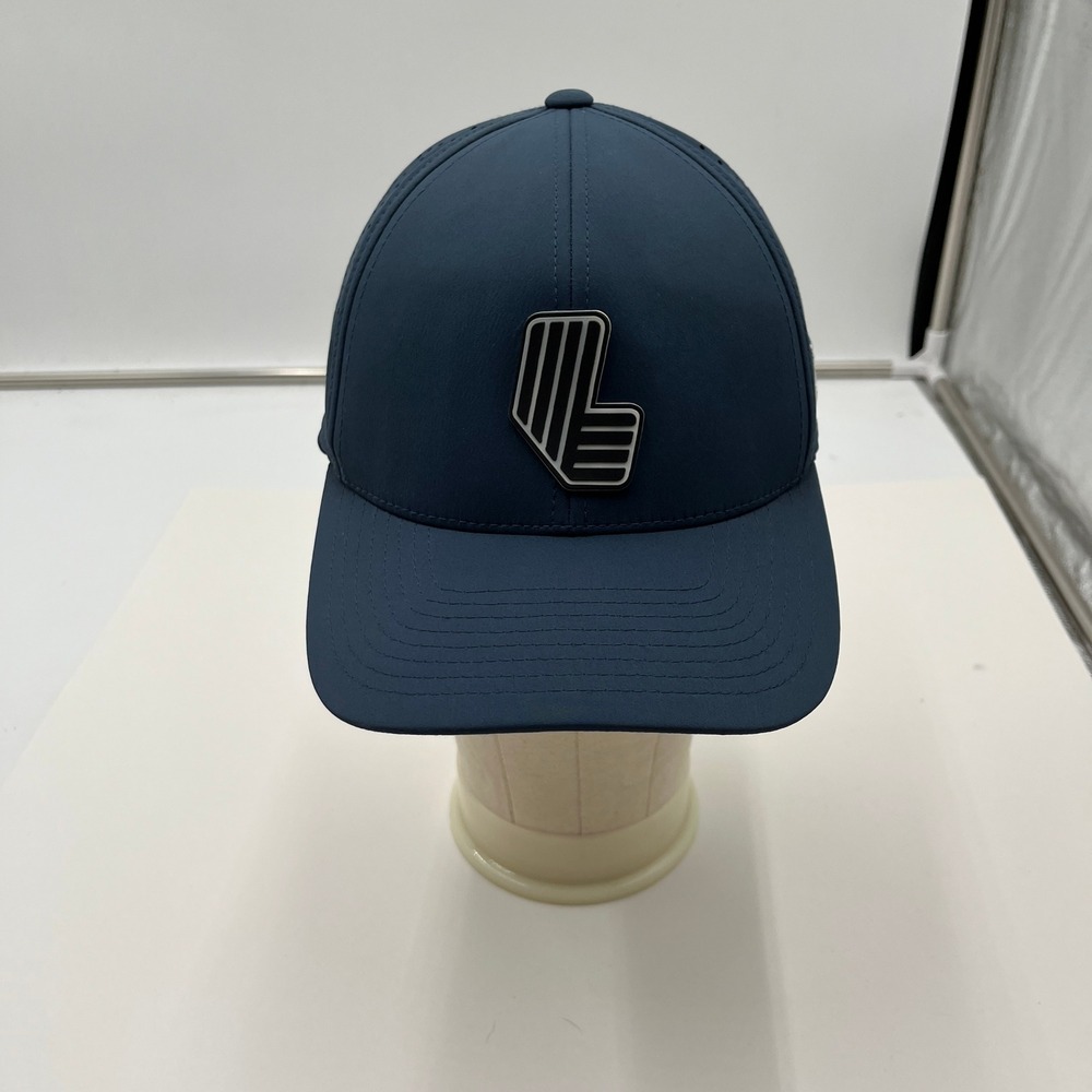 Branded Bills Hat Style 500 Performance Laser Perforated Navy Blue OSFM Mens